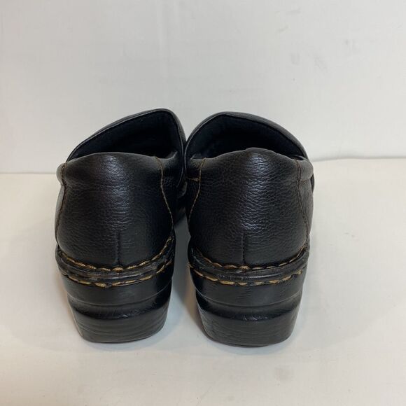 B.O.C. by Born black leather clogs size 8 - Picture 3 of 10
